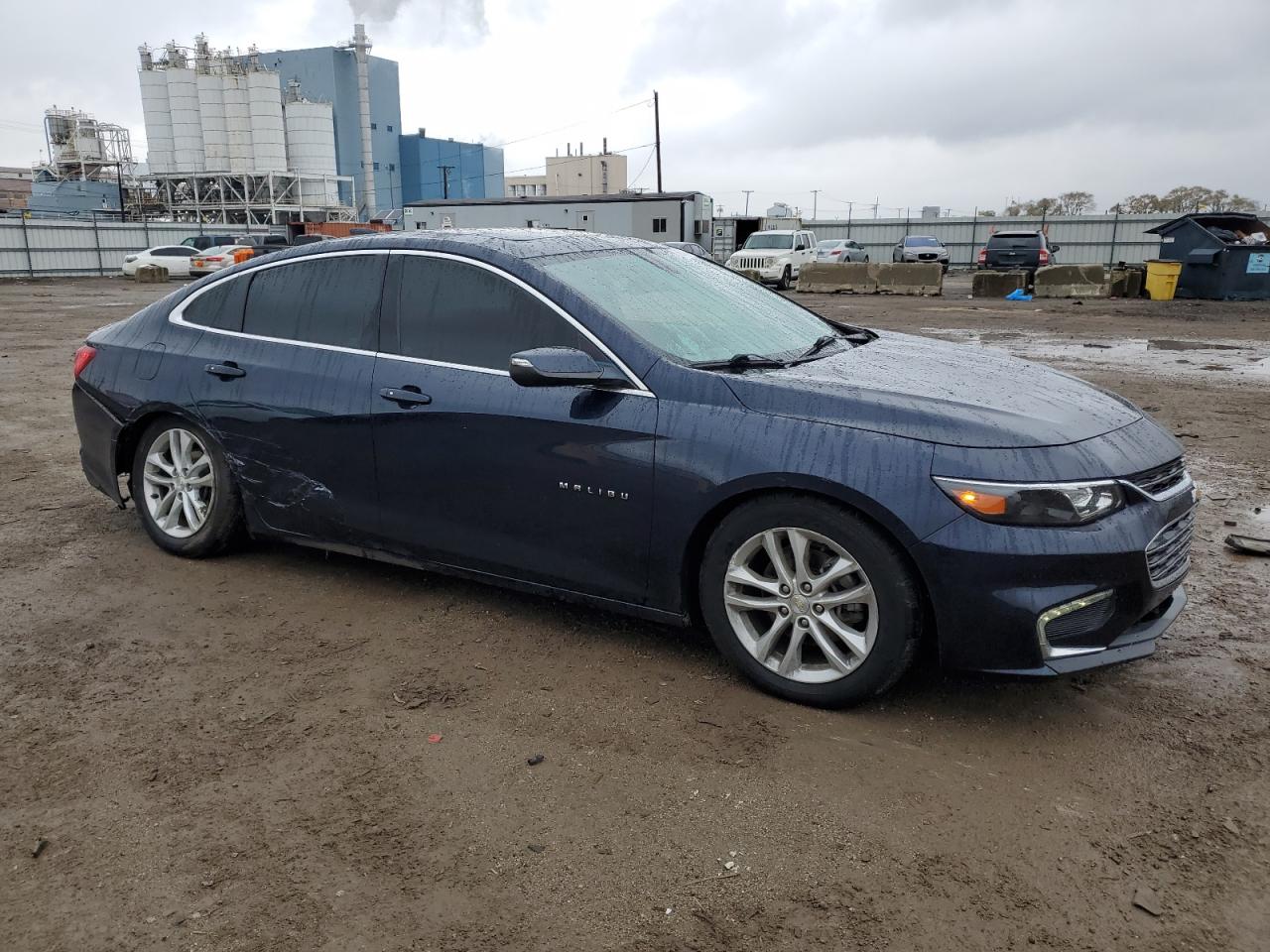 2018 Chevrolet Malibu VIN 1G1ZD5STXJF128172 Copart auction photo, side / rear end damage thumbnail 4