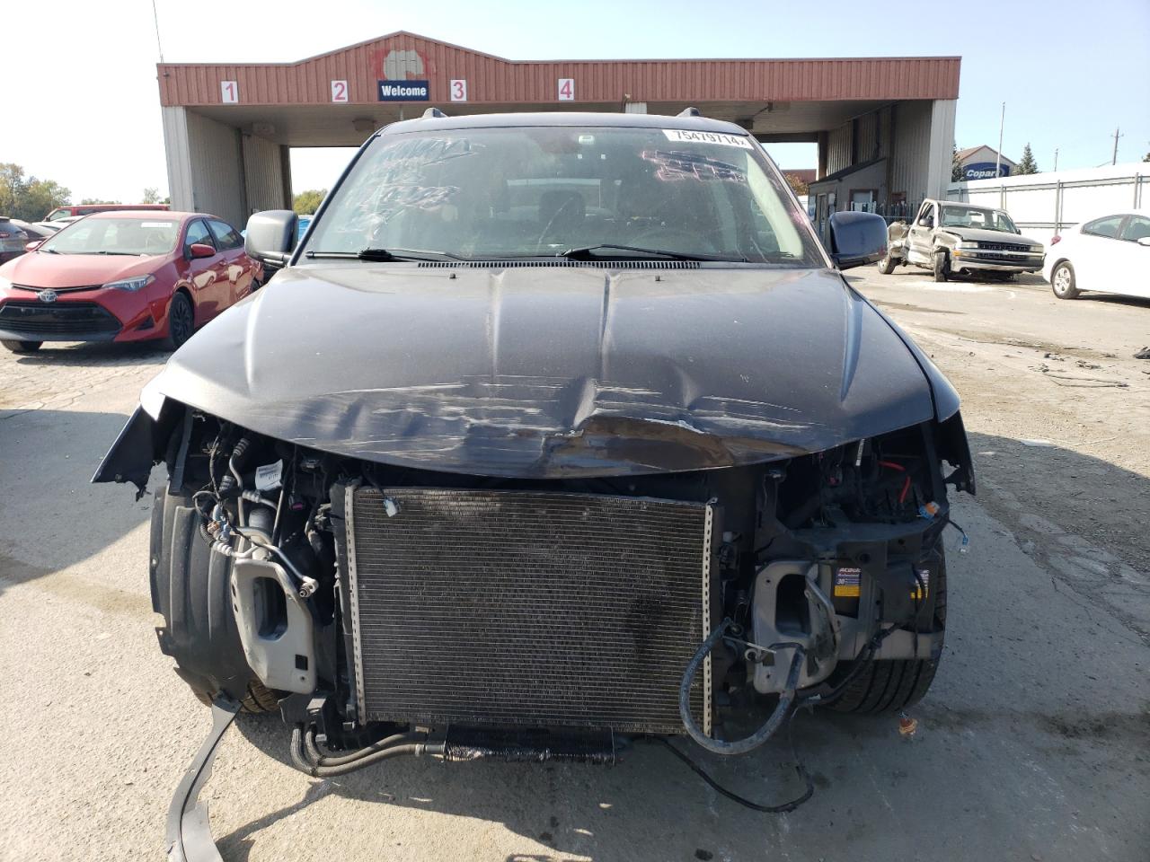 2018 Dodge Journey VIN 3C4PDDGG1JT386428 Copart auction photo, front end damage thumbnail 5