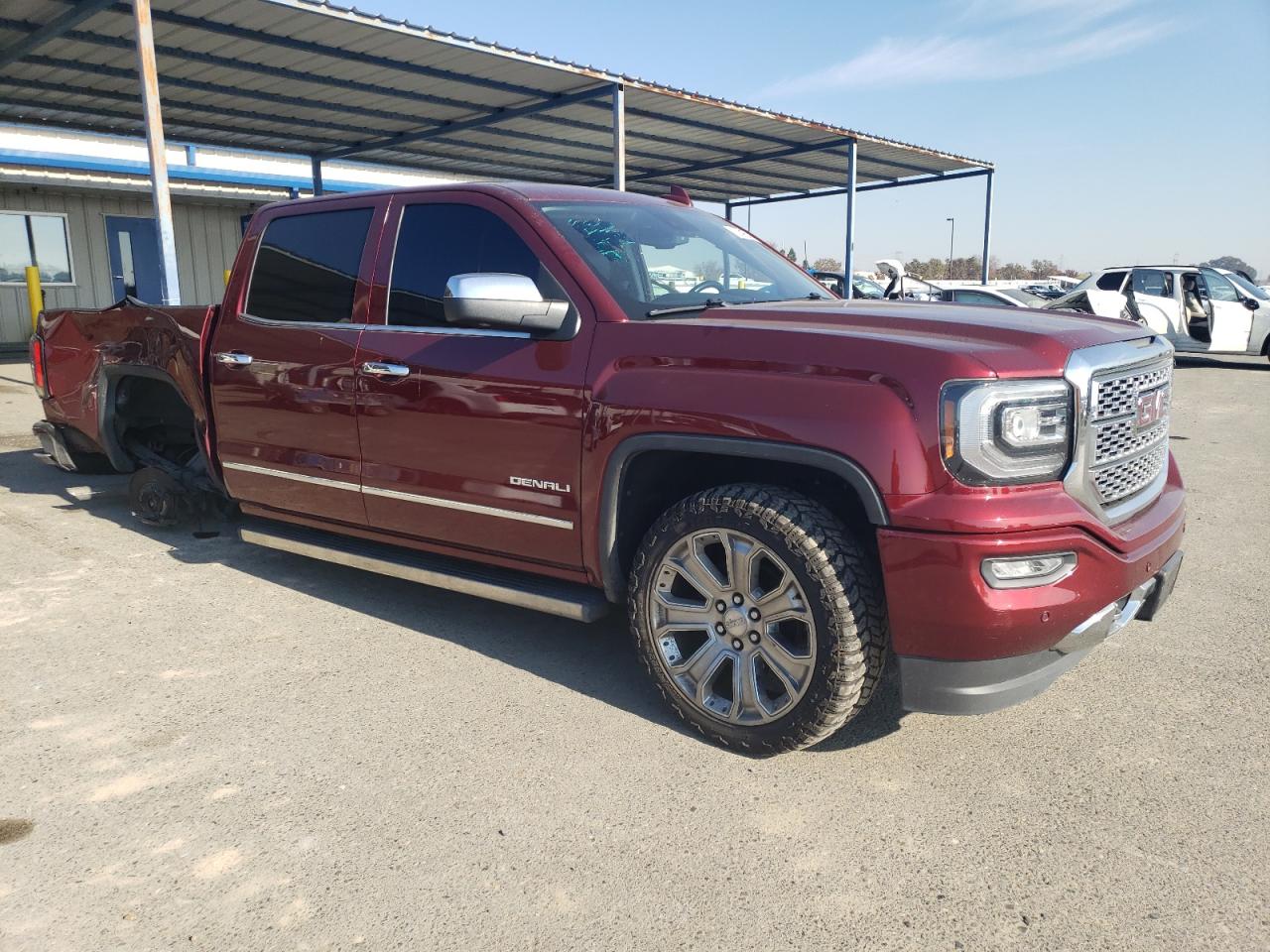 2017 GMC Sierra VIN 3GTU2PEJ2HG344801 Copart auction photo, all over damage thumbnail 4