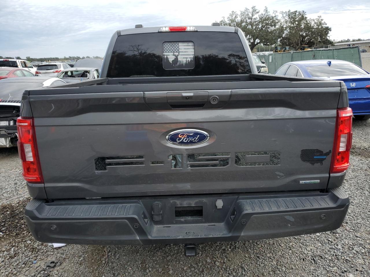 2023 Ford F-150 VIN 1FTEW1CP4PKD61779 Copart auction photo, side / front end damage thumbnail 6