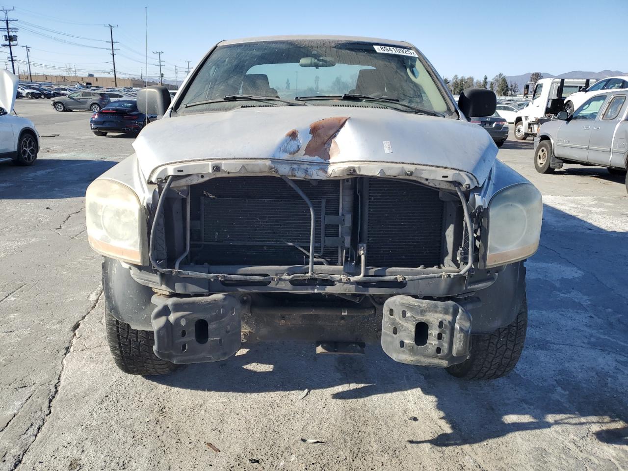 2006 Dodge RAM VIN 1D7HU18266S678614 Copart auction photo, front end / side damage thumbnail 5