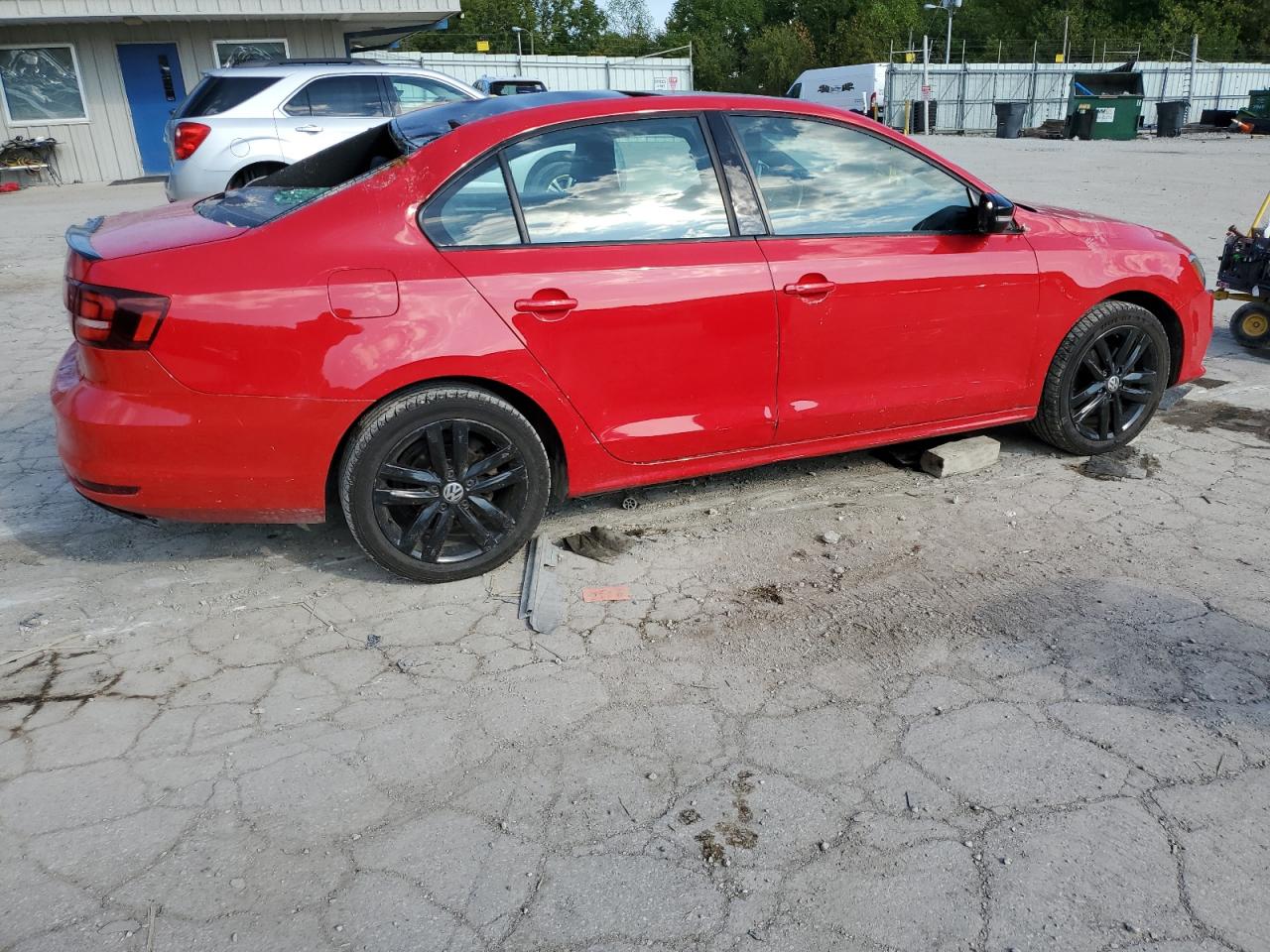 2018 Volkswagen Jetta VIN 3VWD17AJ4JM254210 Copart auction photo, top/roof / water/flood damage thumbnail 3
