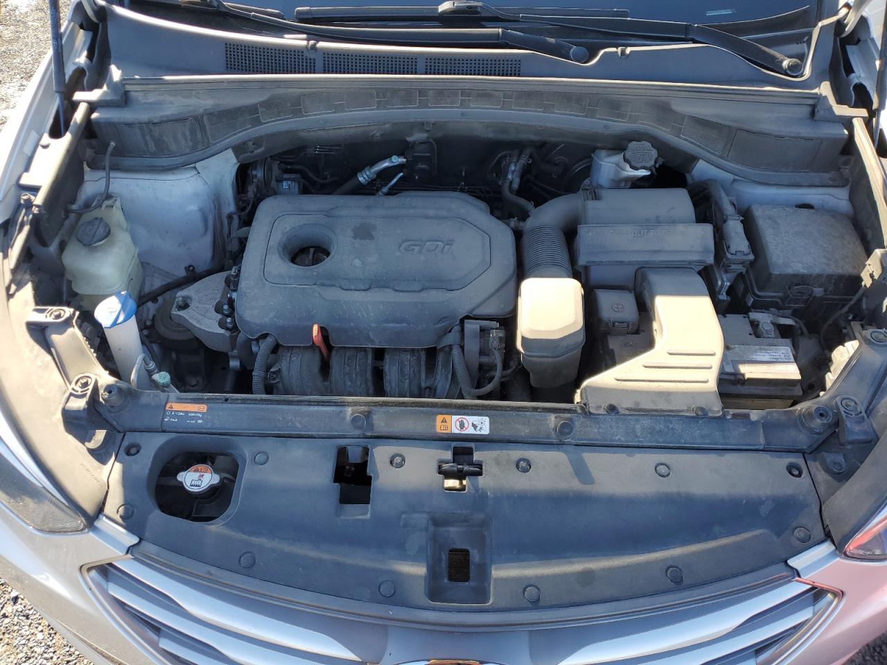 2017 Hyundai Santa Fe VIN 5XYZUDLB0HG387994 Copart auction photo, rear end damage thumbnail 12