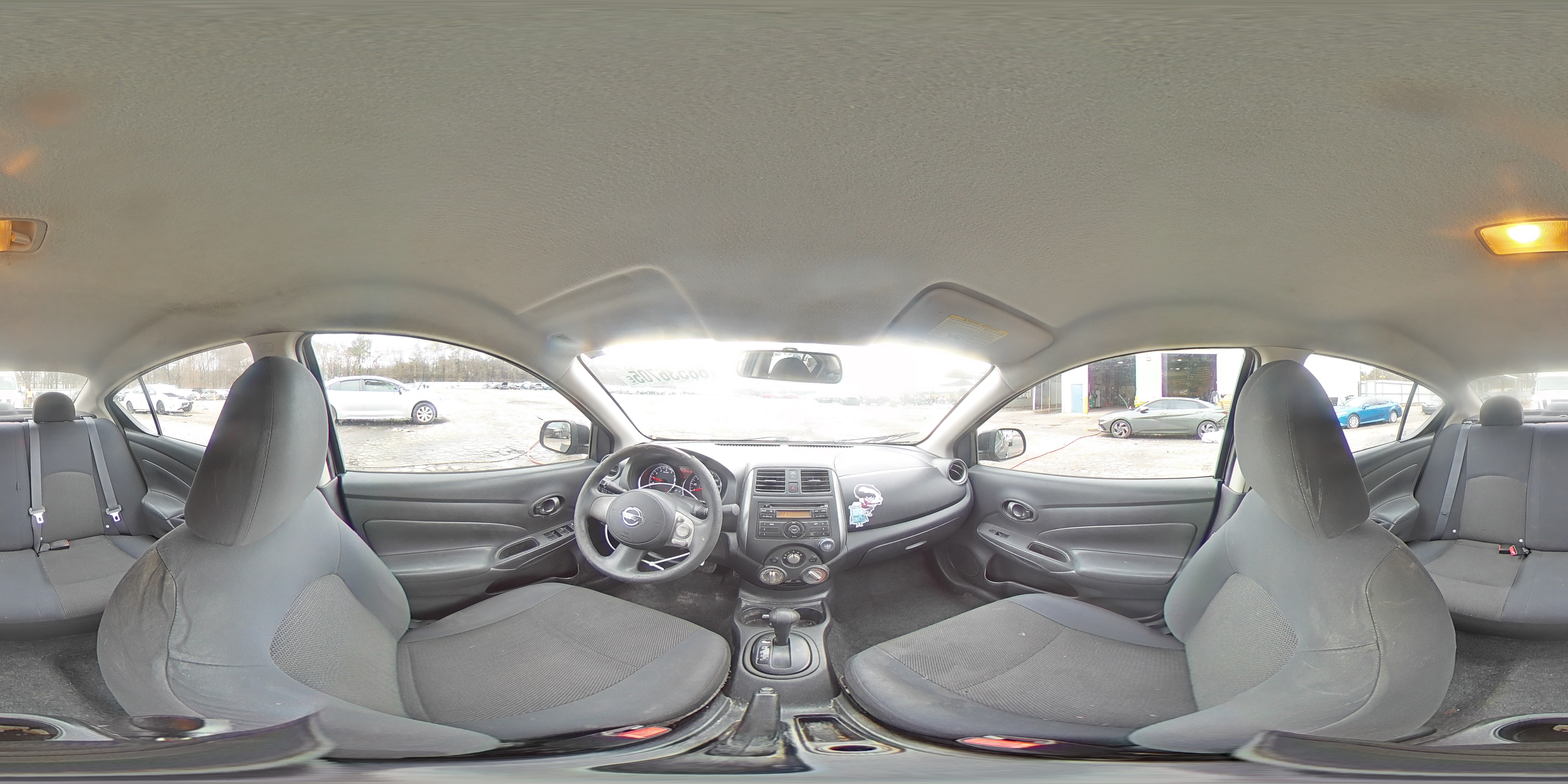 2012 Nissan Versa VIN 3N1CN7AP9CL921498 Copart auction photo, front end damage thumbnail 15