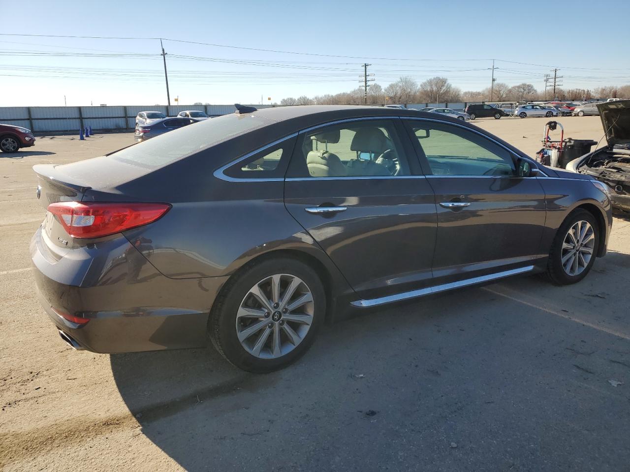 2016 Hyundai Sonata VIN 5NPE34AF0GH423407 Copart auction photo, front end damage thumbnail 3