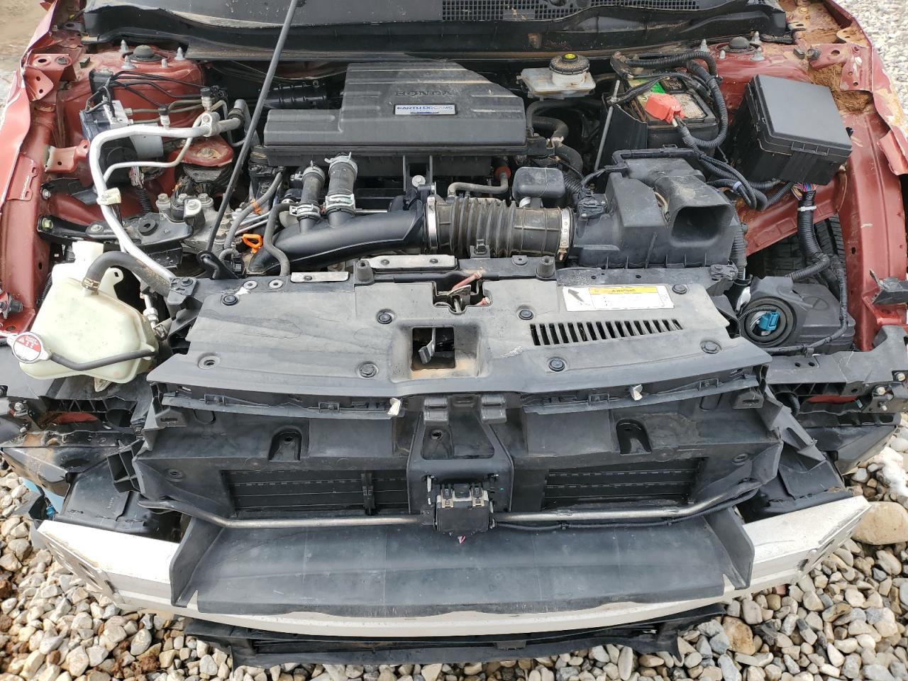 2018 Honda CR-V VIN 2HKRW2H88JH603374 Copart auction photo, rollover damage thumbnail 12