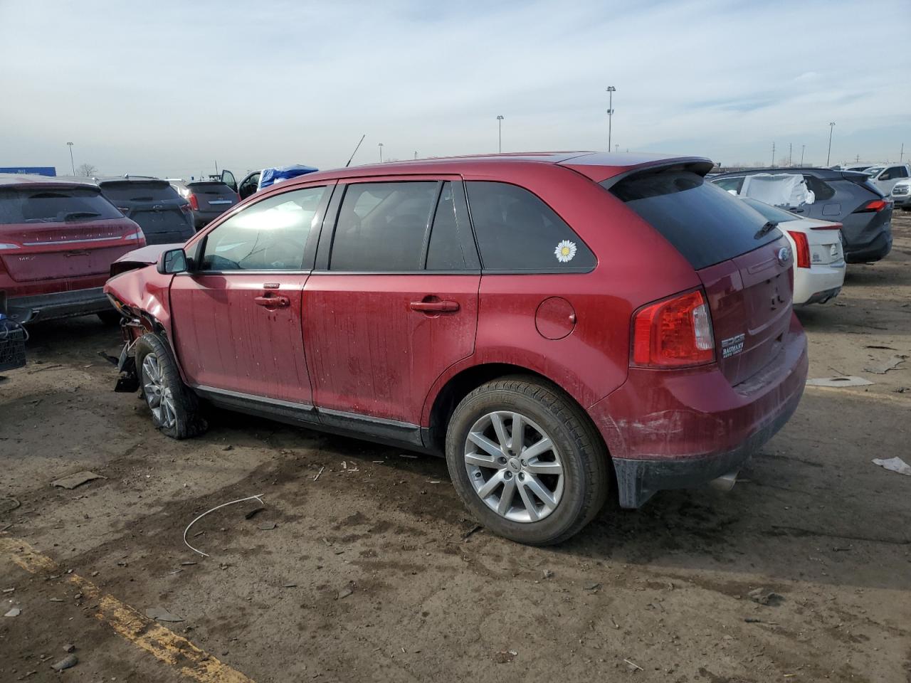 2014 Ford Edge VIN 2FMDK3JC8EBB66869 Copart auction photo, front end damage thumbnail 2