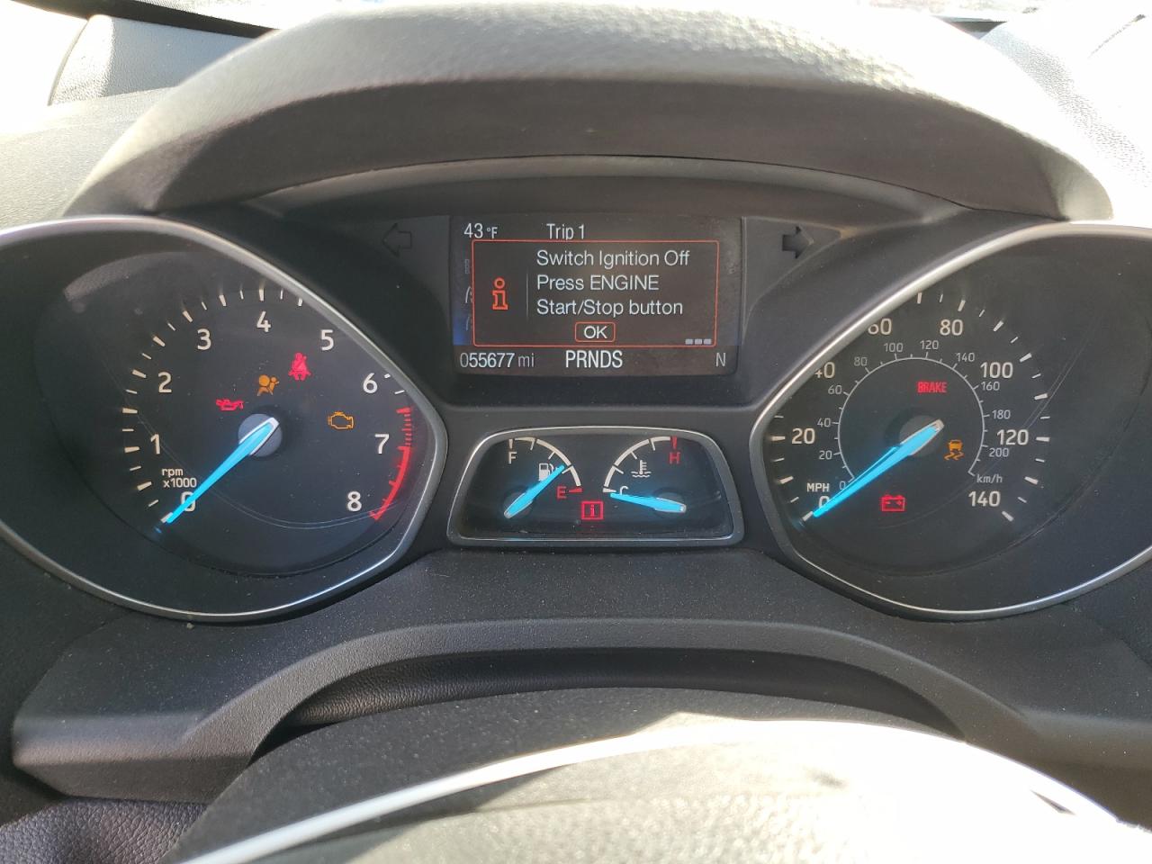 2019 Ford Escape VIN 1FMCU0GD8KUC19905 Copart auction photo, front end / minor dent/scratches damage thumbnail 9