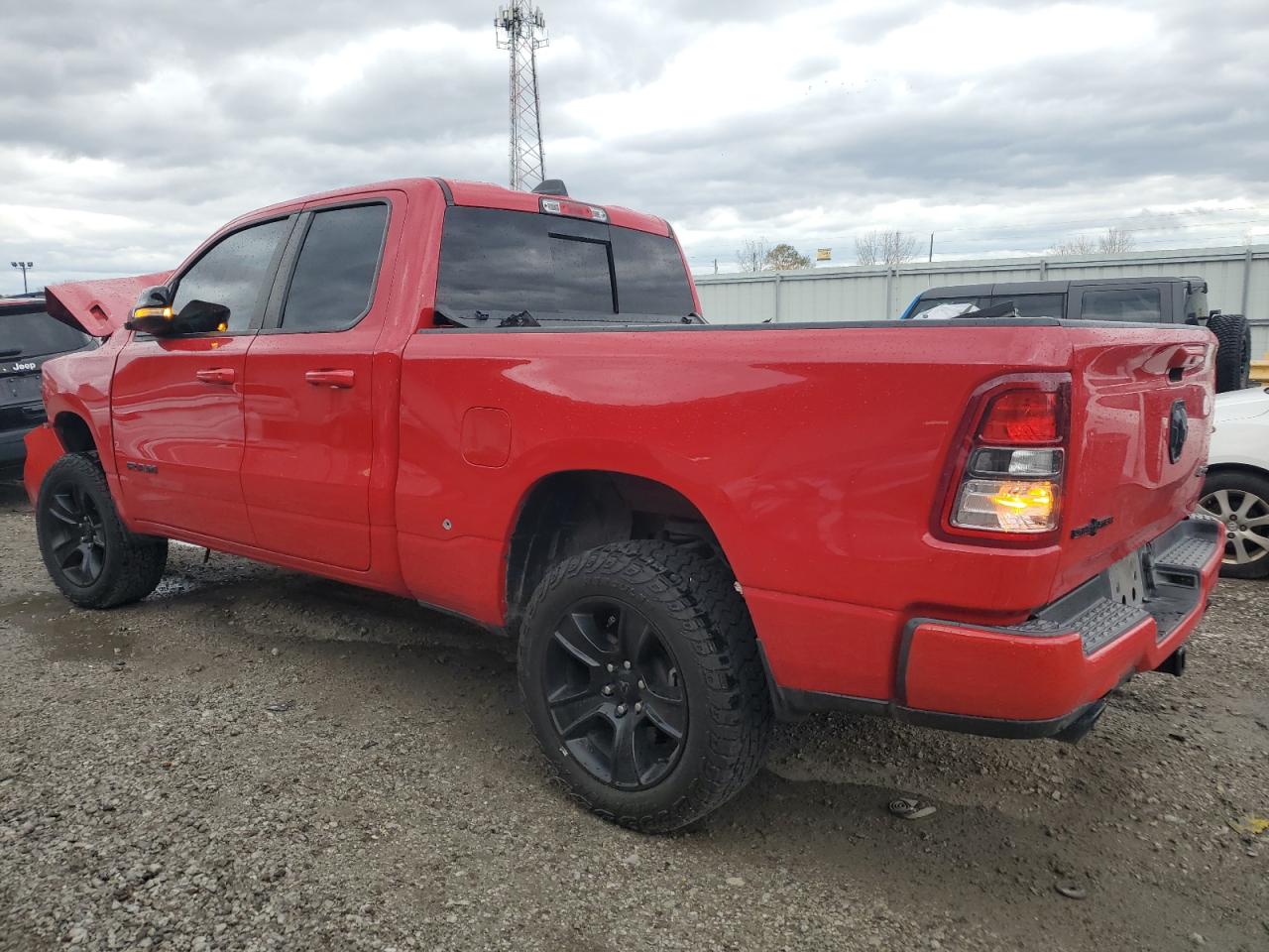 2021 RAM 1500 VIN 1C6SRFBT7MN601656 Copart auction photo, front end damage thumbnail 2