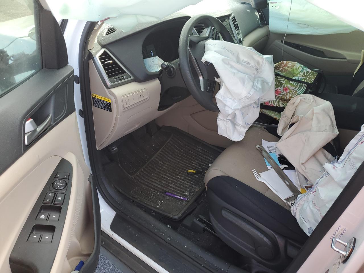 2018 Hyundai Tucson VIN KM8J23A48JU756148 Copart auction photo, rollover damage thumbnail 8