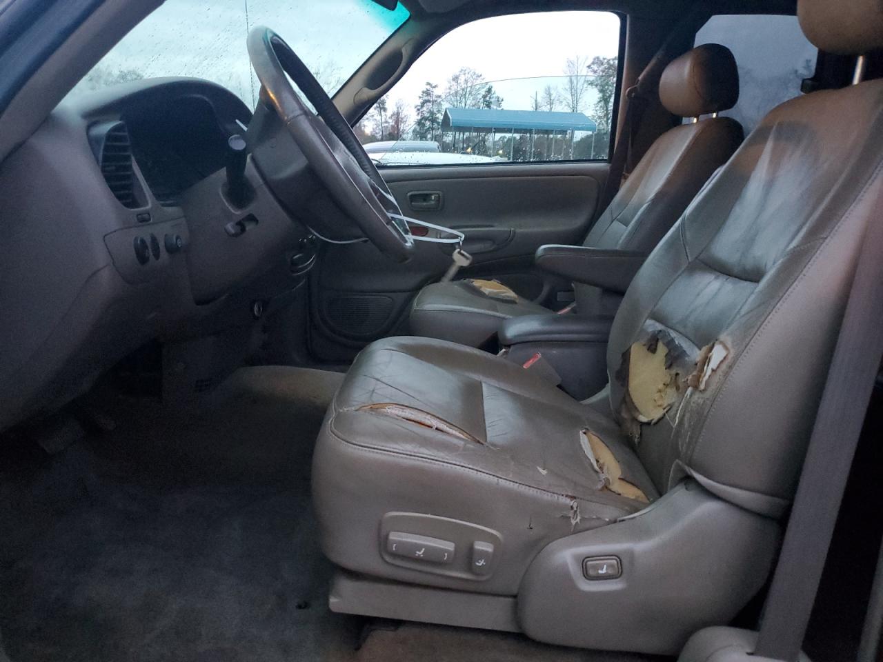 2001 Toyota Tundra VIN 5TBBT48161S156961 Copart auction photo, front end / side damage thumbnail 7