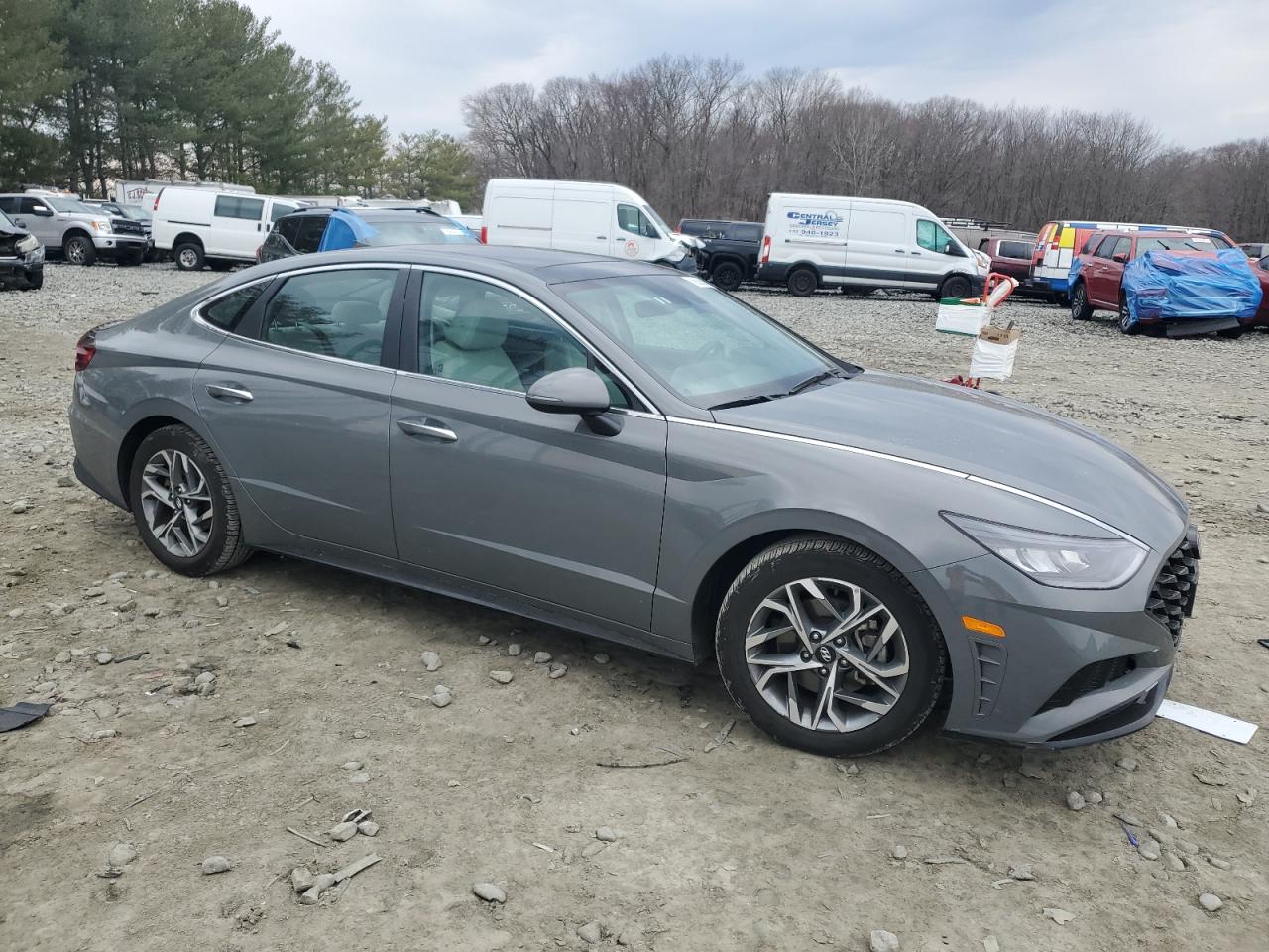2023 Hyundai Sonata VIN KMHL14JA0PA262934 Copart auction photo, side damage thumbnail 4