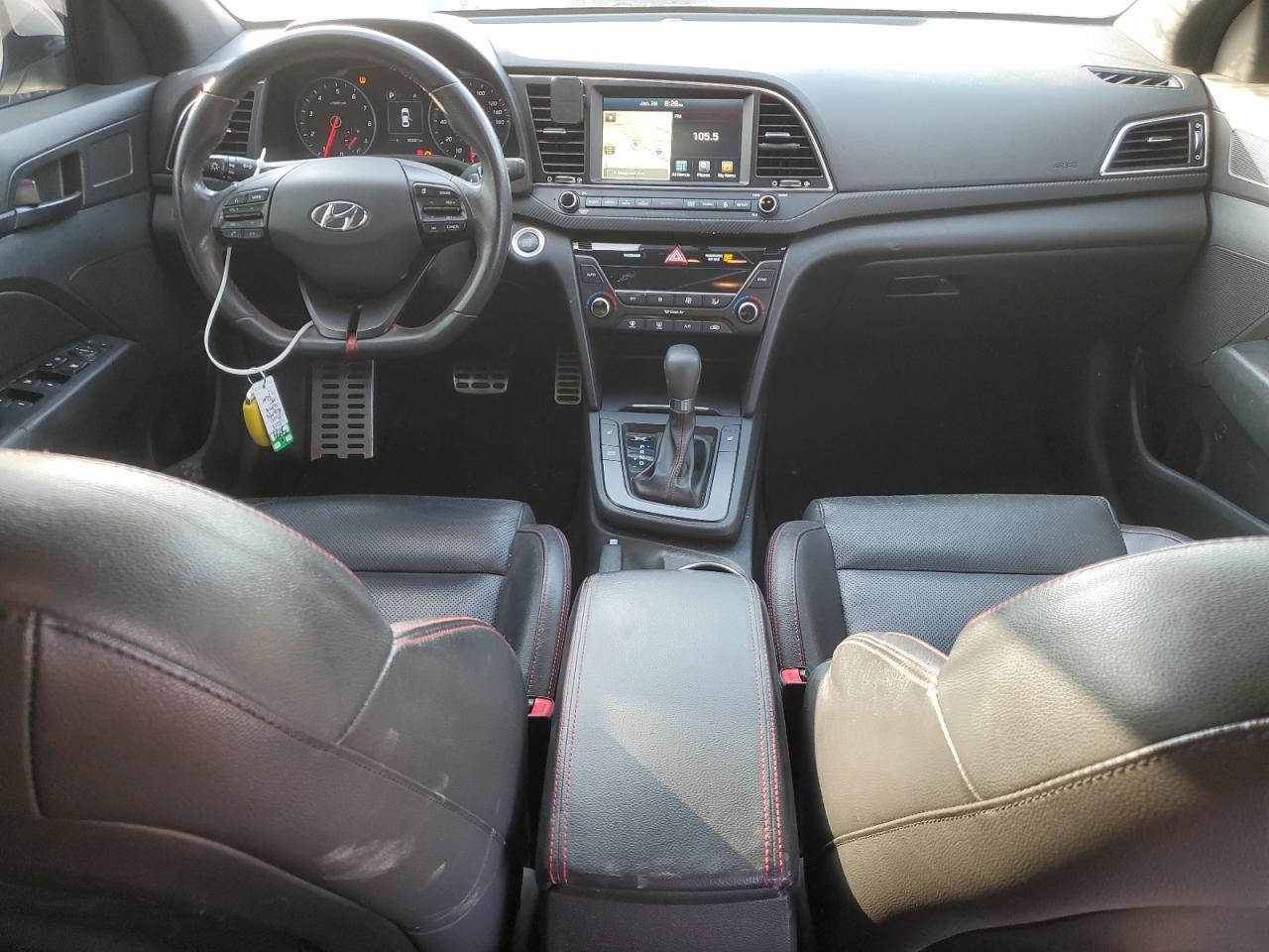 2017 Hyundai Elantra VIN KMHD04LB8HU350997 Copart auction photo, front end damage thumbnail 8