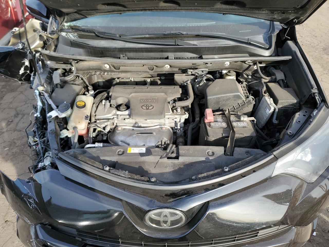 2018 Toyota RAV 4 VIN 2T3RFREV6JW774815 Copart auction photo, front end / rear end damage thumbnail 12