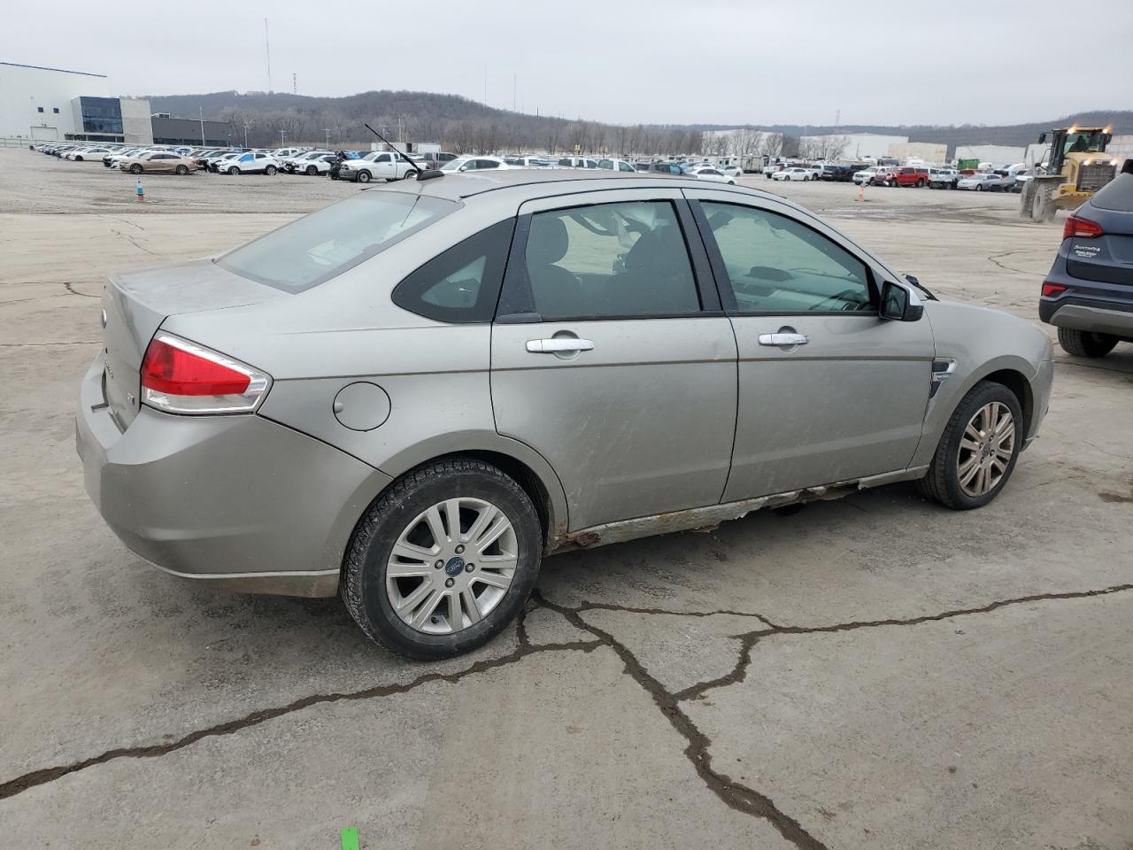 2008 Ford Focus VIN 1FAHP35N38W265904 Copart auction photo, side / undercarriage damage thumbnail 3