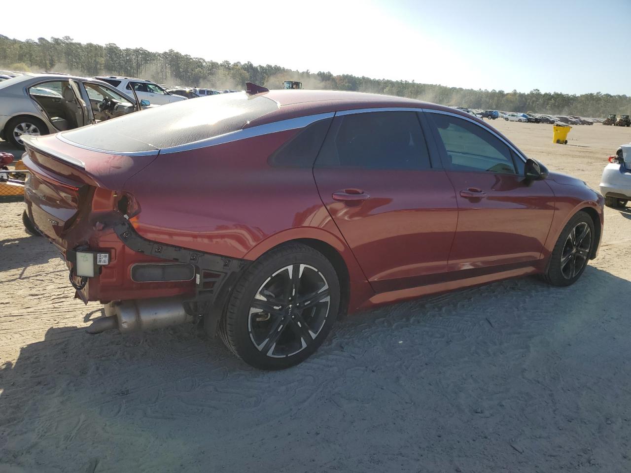 2022 KIA K5 VIN 5XXG64J20NG143878 Copart auction photo, rear end damage thumbnail 3