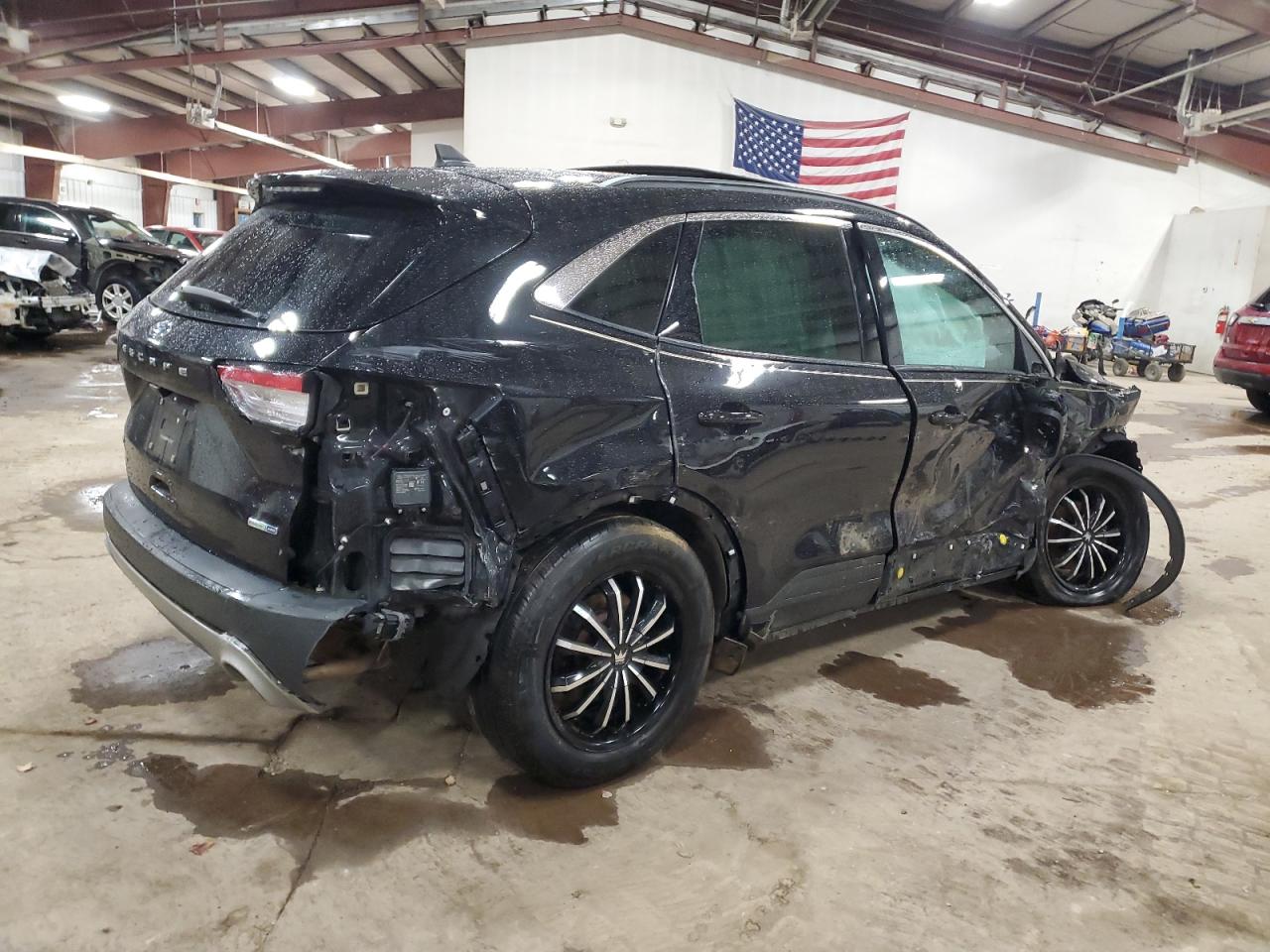 2020 Ford Escape VIN 1FMCU9G65LUB86191 Copart auction photo, all over damage thumbnail 3