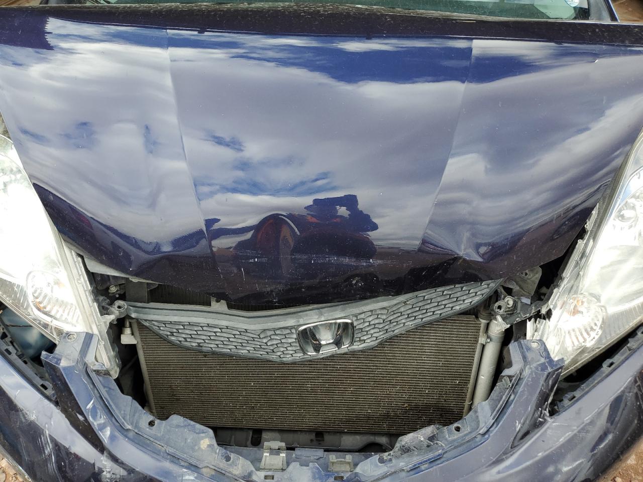 2009 Honda Fit VIN JHMGE88459S033081 Copart auction photo, front end damage thumbnail 12