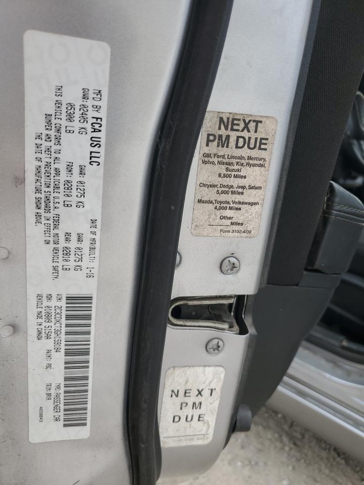 2016 Dodge Charger VIN 2C3CDXCT3GH159184 Copart auction photo, front end / side damage thumbnail 13