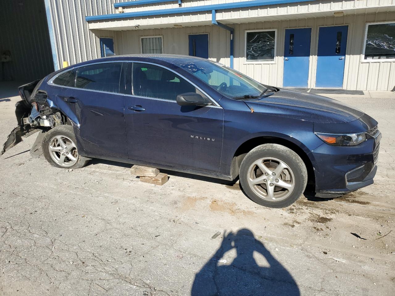 2016 Chevrolet Malibu VIN 1G1ZB5ST6GF351761 Copart auction photo, rear end / side damage thumbnail 4