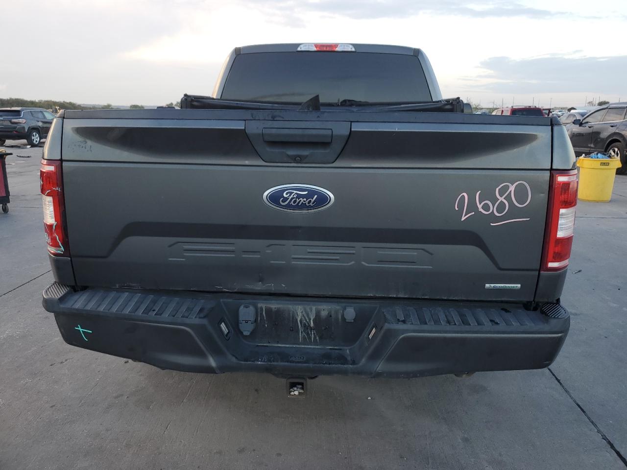 2018 Ford F-150 VIN 1FTEX1CP3JKD29779 Copart auction photo, front end / rear end damage thumbnail 6