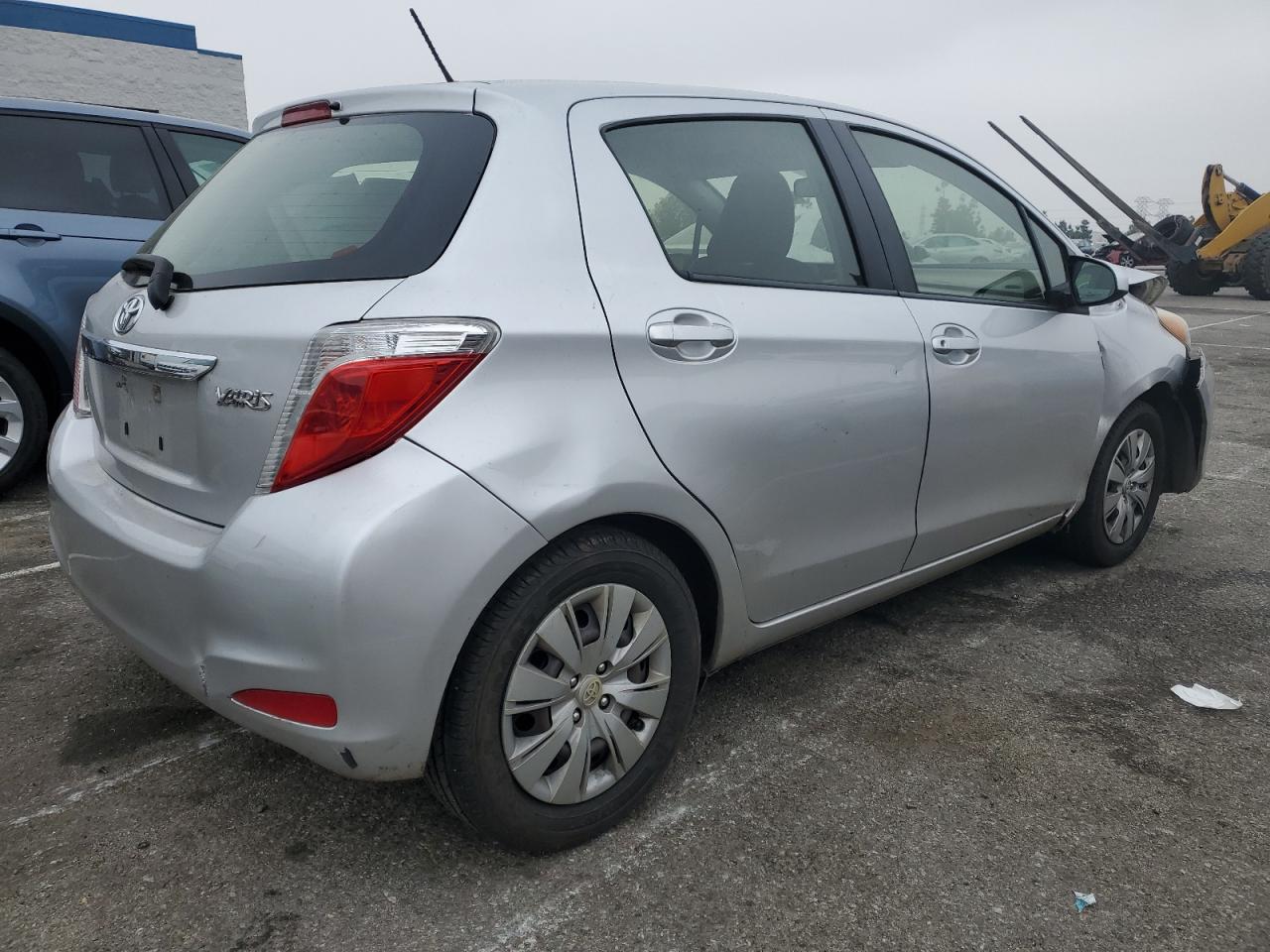 2013 Toyota Yaris VIN JTDKTUD34DD549436 Copart auction photo, front end damage thumbnail 3