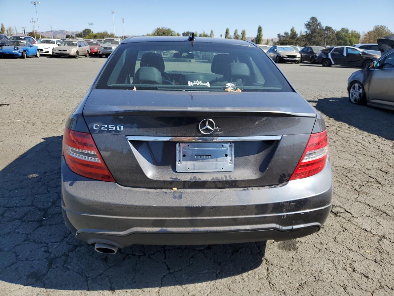 2014 Mercedes-Benz C-klasse VIN WDDGF4HB3ER306452 Copart auction photo, front end / minor dent/scratches damage thumbnail 6
