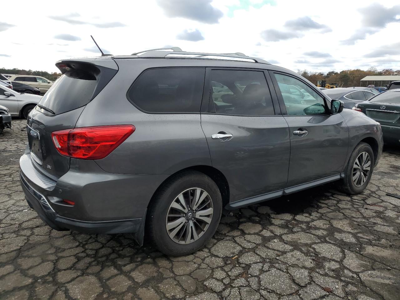 2017 Nissan Pathfinder VIN 5N1DR2MN3HC690177 Copart auction photo, side / front end damage thumbnail 3