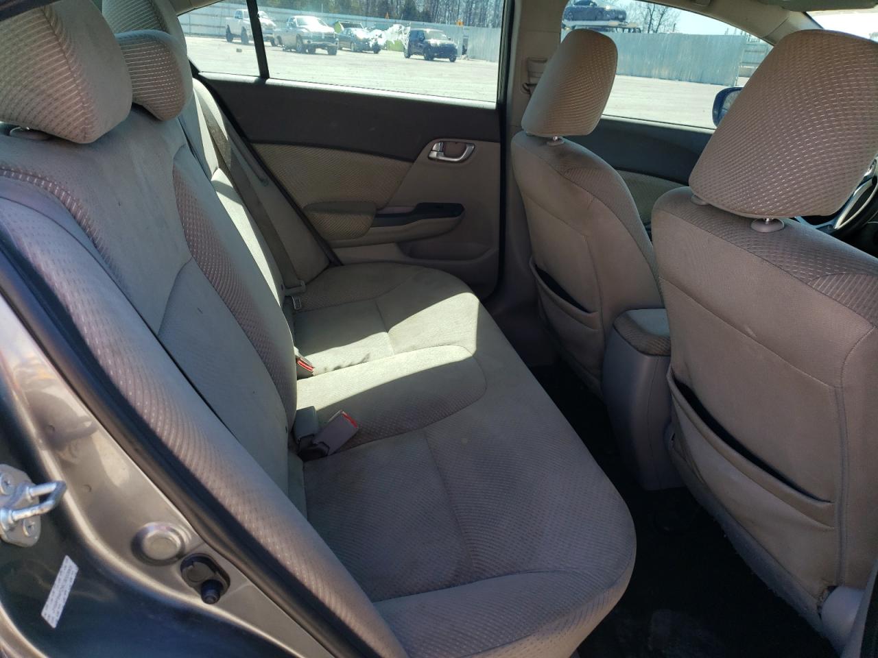 2012 Honda Civic VIN JHMFB4F26CS003965 Copart auction photo, rear end / side damage thumbnail 10