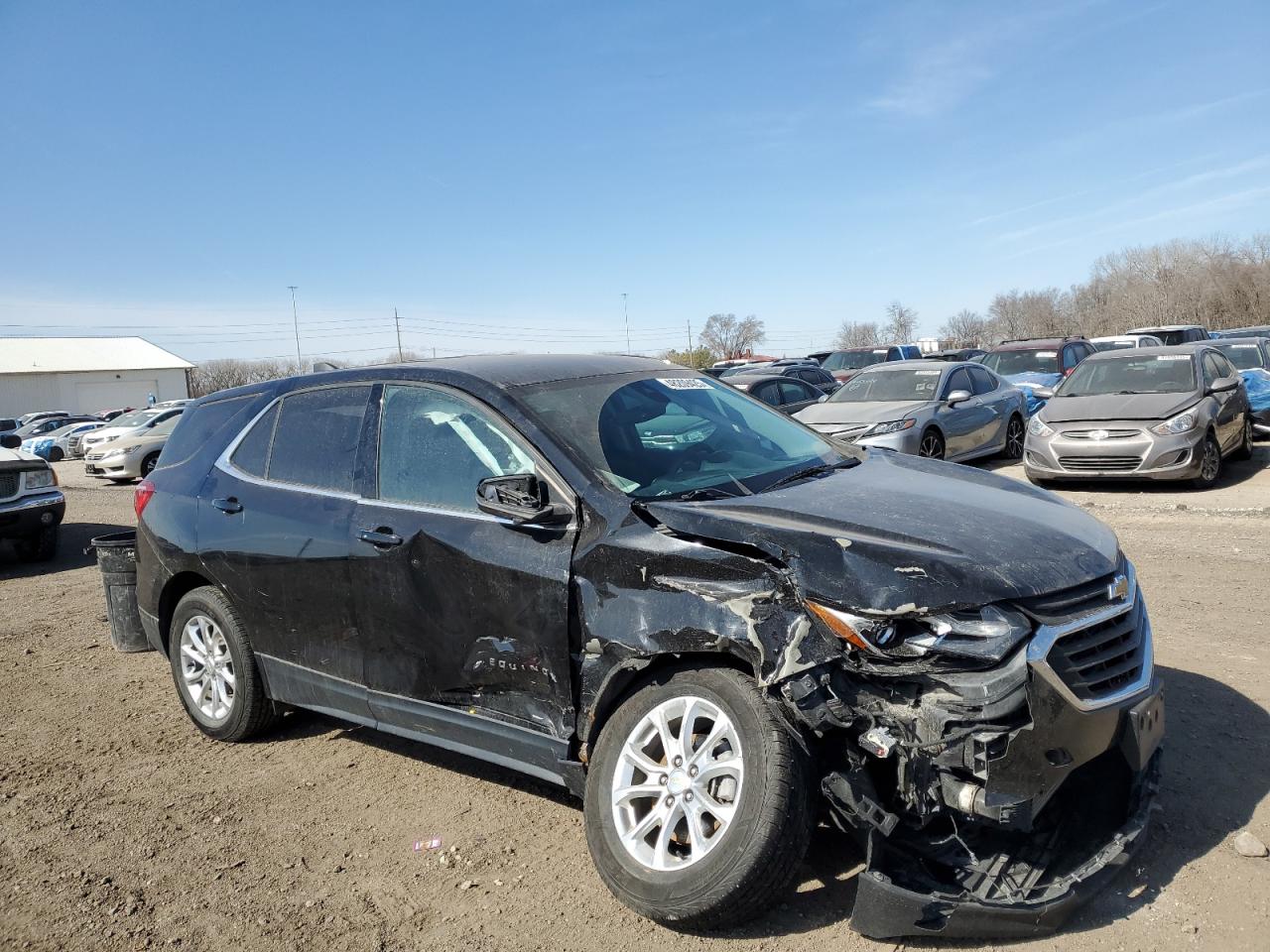 2020 Chevrolet Equinox VIN 2GNAXUEV4L6234852 Copart auction photo, front end / undercarriage damage thumbnail 4