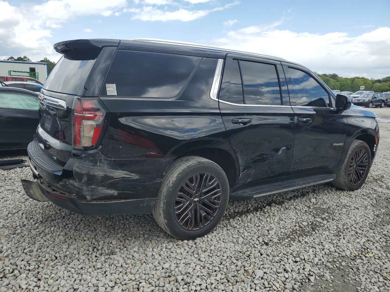 2021 Chevrolet Tahoe VIN 1GNSCNKD8MR120313 Copart auction photo, rear end / mechanical damage thumbnail 3