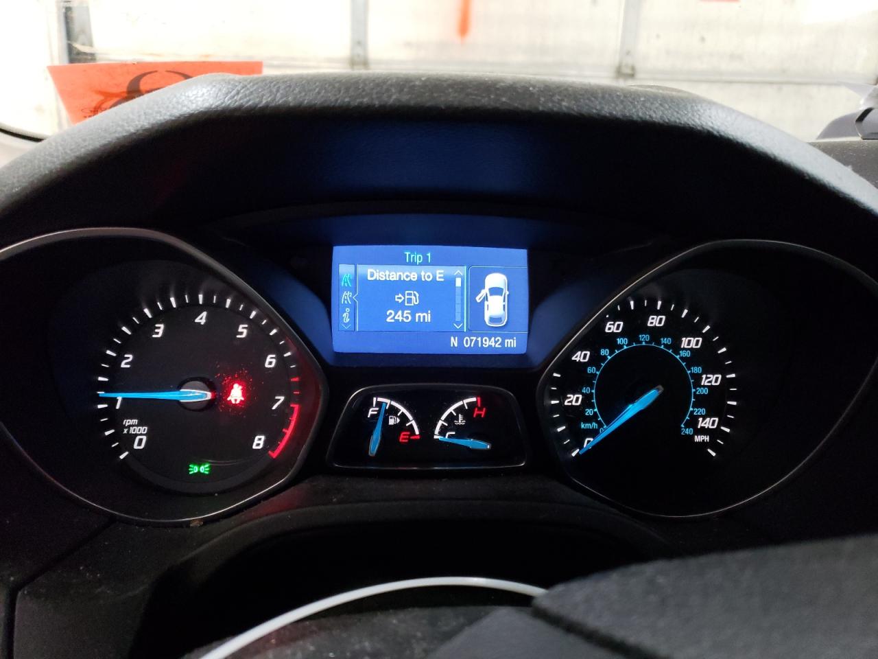 2014 Ford Focus VIN 1FADP3F25EL373926 Copart auction photo, front end damage thumbnail 9