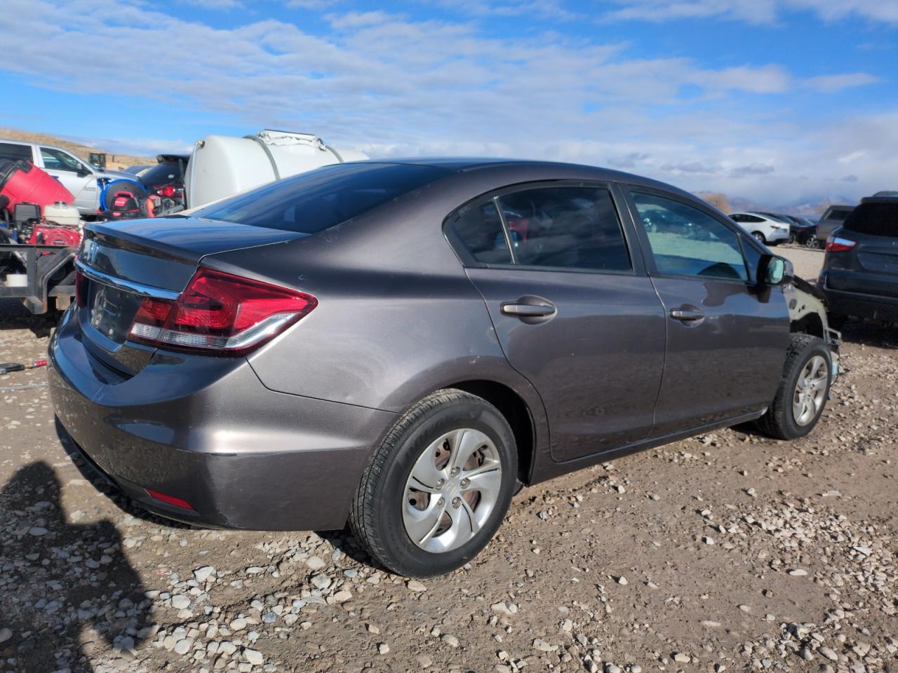 2013 Honda Civic VIN 19XFB2F52DE222913 Copart auction photo, front end damage thumbnail 3