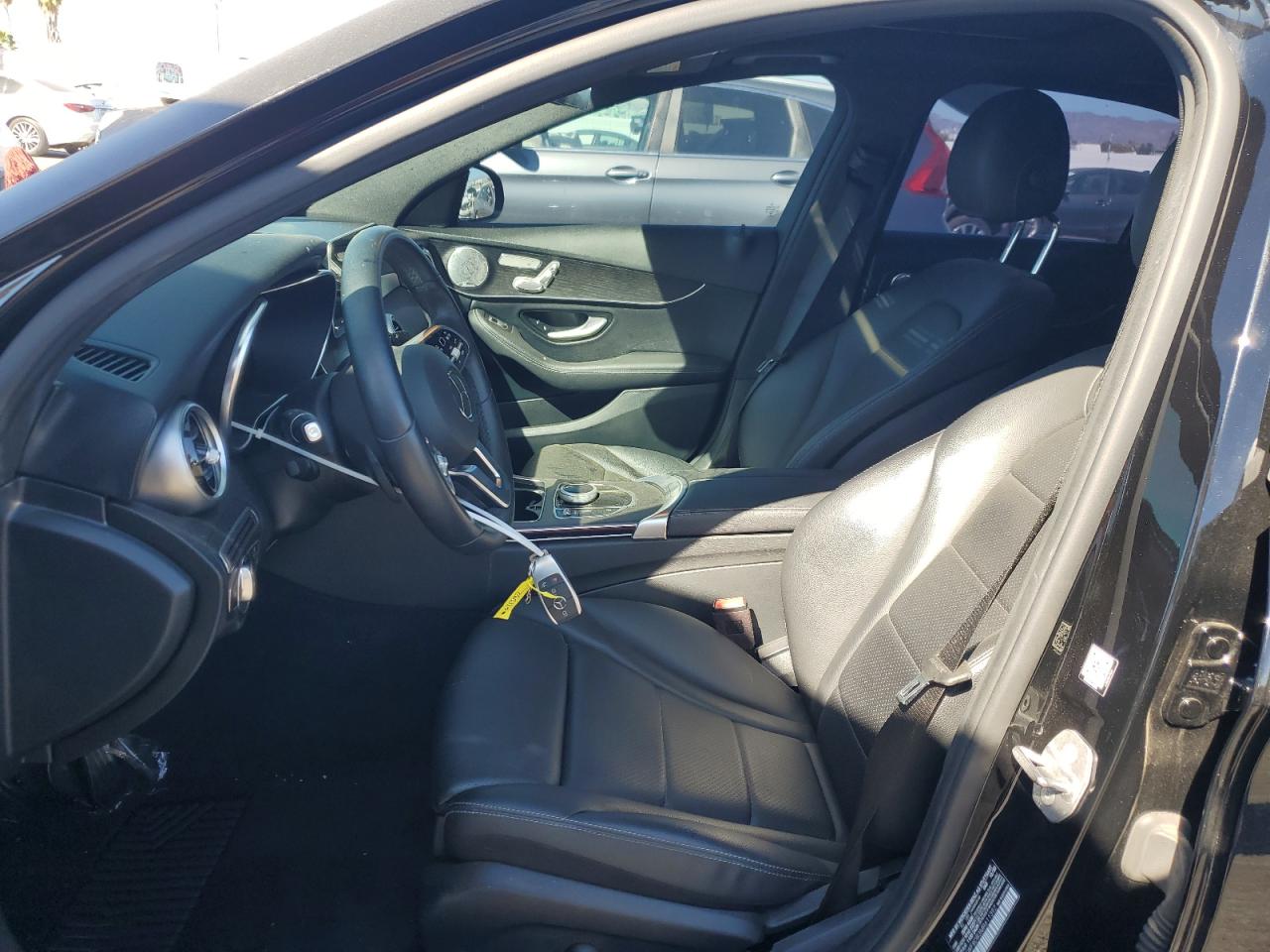 2021 Mercedes-Benz C-klasse VIN W1KWF8DB3MR611392 Copart auction photo, front end / undercarriage damage thumbnail 7