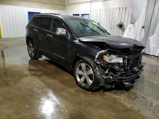 2014 Jeep Grand Cherokee VIN 1C4RJFCG8EC580457 Copart auction photo, front end / side damage thumbnail 15