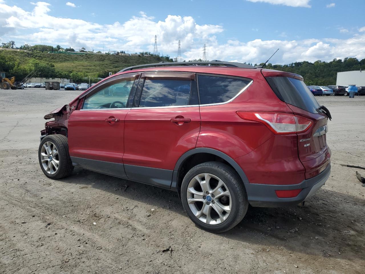 2013 Ford Escape VIN 1FMCU9HXXDUA33444 Copart auction photo, front end damage thumbnail 2