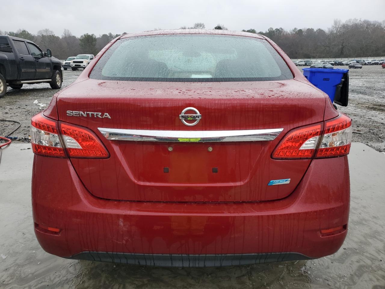 2014 Nissan Sentra VIN 3N1AB7AP5EL653777 Copart auction photo, front end damage thumbnail 6
