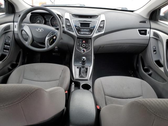 2014 Hyundai Elantra VIN 5NPDH4AE9EH540016 Copart auction photo, front end / vandalism damage thumbnail 8