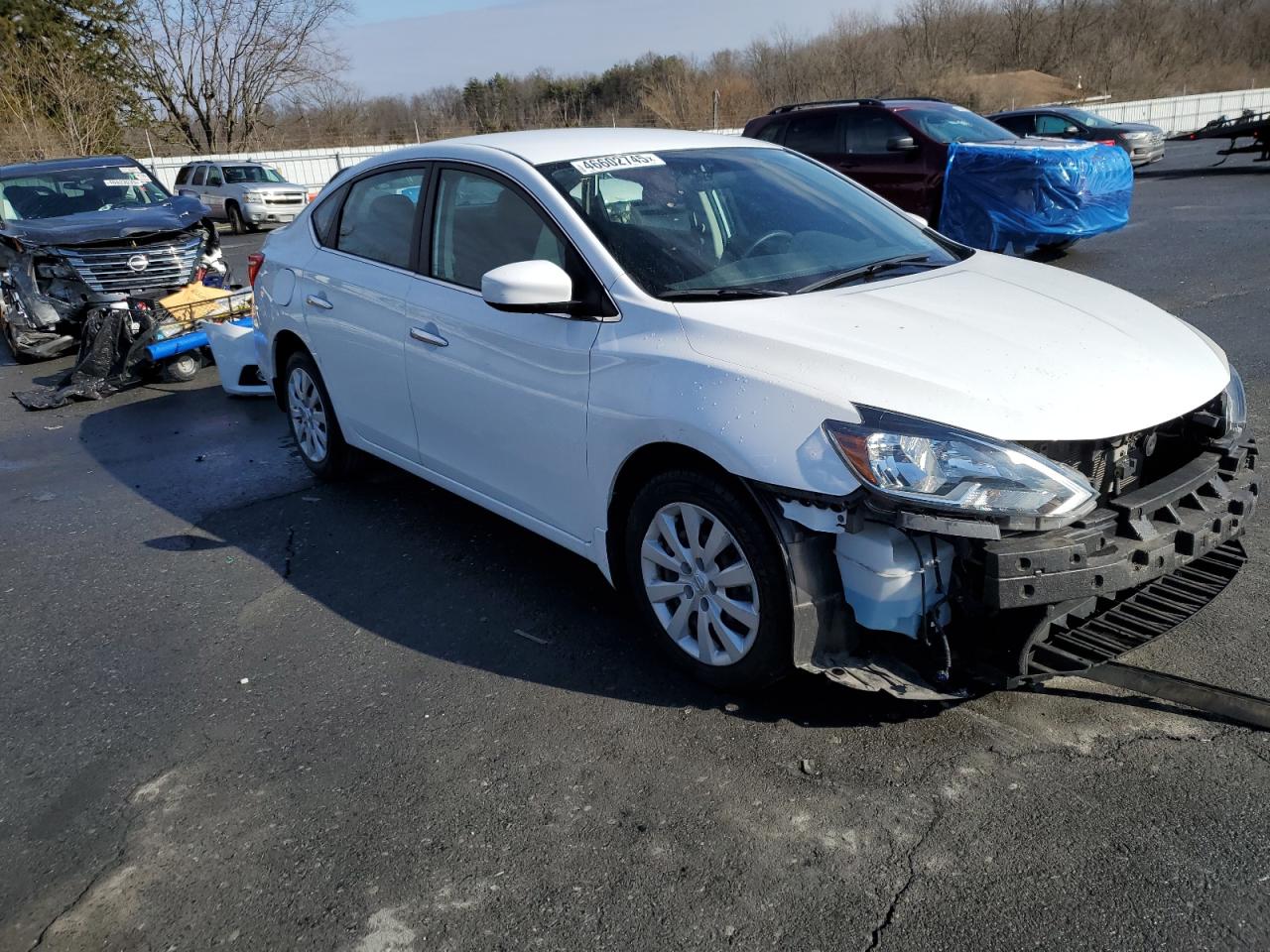 2017 Nissan Sentra VIN 3N1AB7AP0HY382845 Copart auction photo, front end damage thumbnail 4