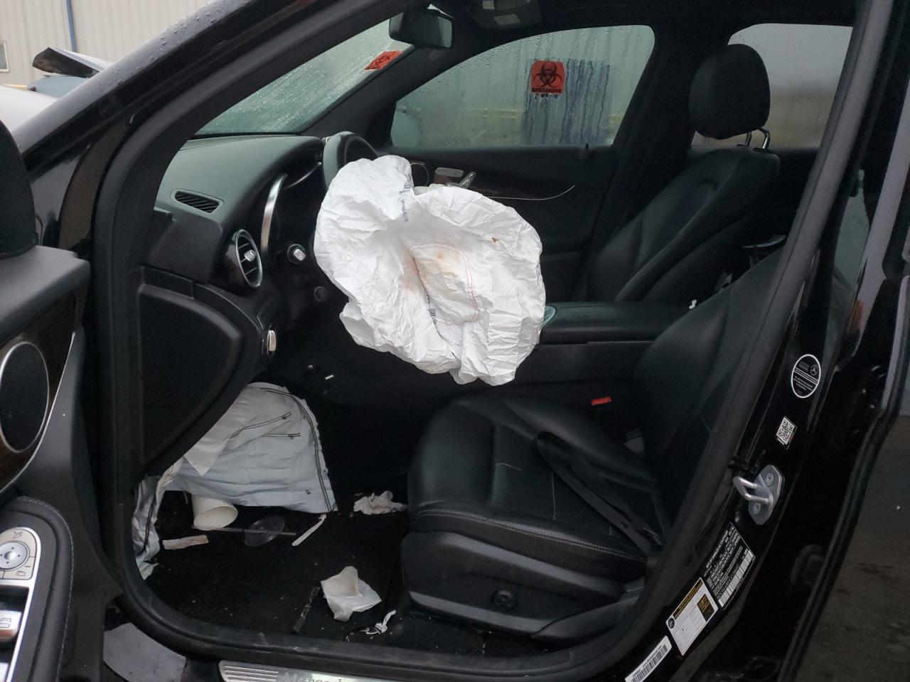 2019 Mercedes-Benz GLC VIN WDC0G4JB0KV138642 Copart auction photo, front end damage thumbnail 7