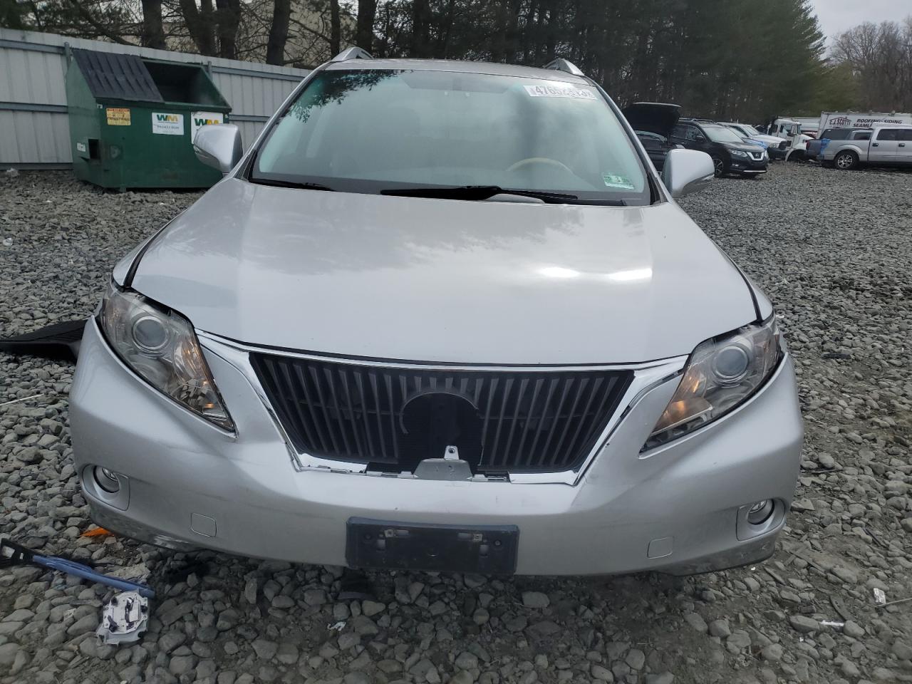 2012 Lexus RX VIN 2T2BK1BA7CC127218 Copart auction photo, front end damage thumbnail 5