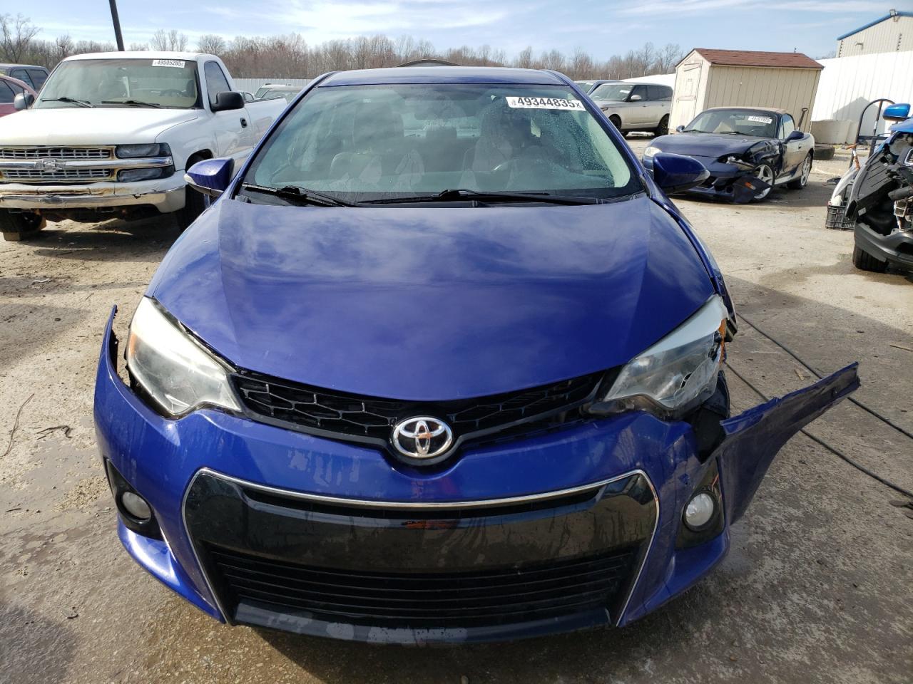 2015 Toyota Corolla VIN 2T1BURHE2FC365554 Copart auction photo, side damage thumbnail 5