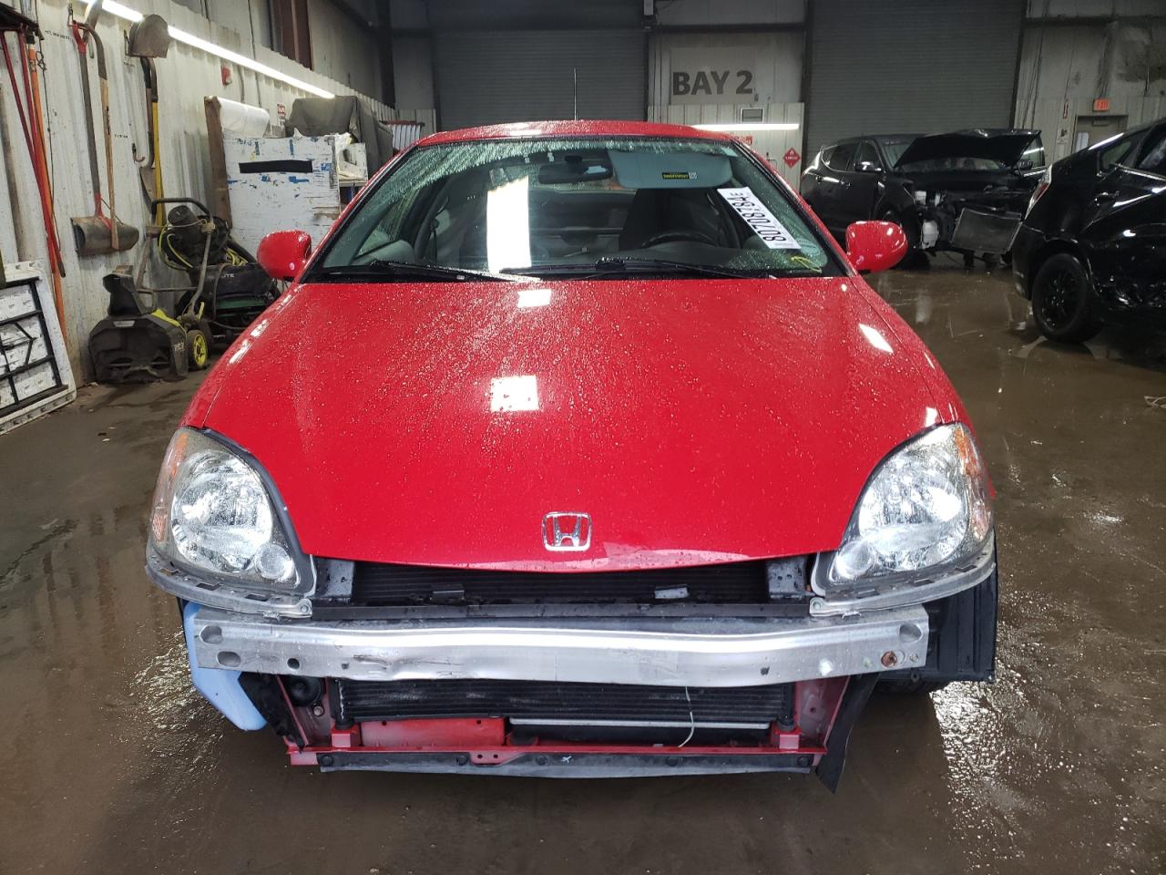 2001 Honda Insight VIN JHMZE13511T001064 Copart auction photo, front end damage thumbnail 5
