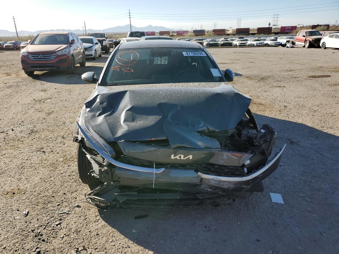 2024 KIA Forte VIN 3KPF24AD9RE731317 Copart auction photo, front end / frame damage damage thumbnail 5