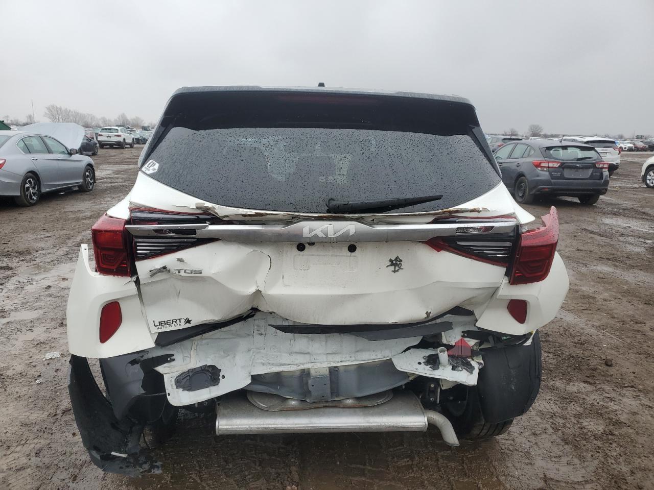 2023 KIA Seltos VIN KNDEUCAA7P7420116 Copart auction photo, rear end / front end damage thumbnail 6