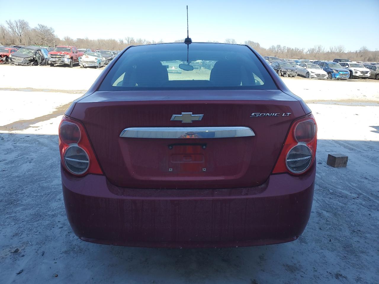 2015 Chevrolet Sonic VIN 1G1JC5SH2F4103779 Copart auction photo, front end / minor dent/scratches damage thumbnail 6