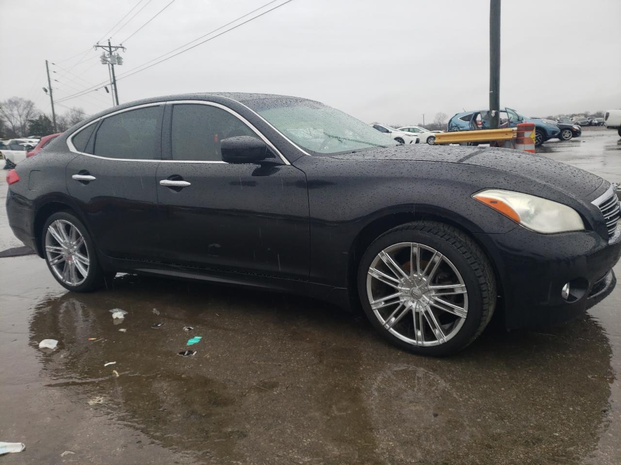 2011 Infiniti M VIN JN1BY1AR8BM377226 Copart auction photo, side damage thumbnail 4