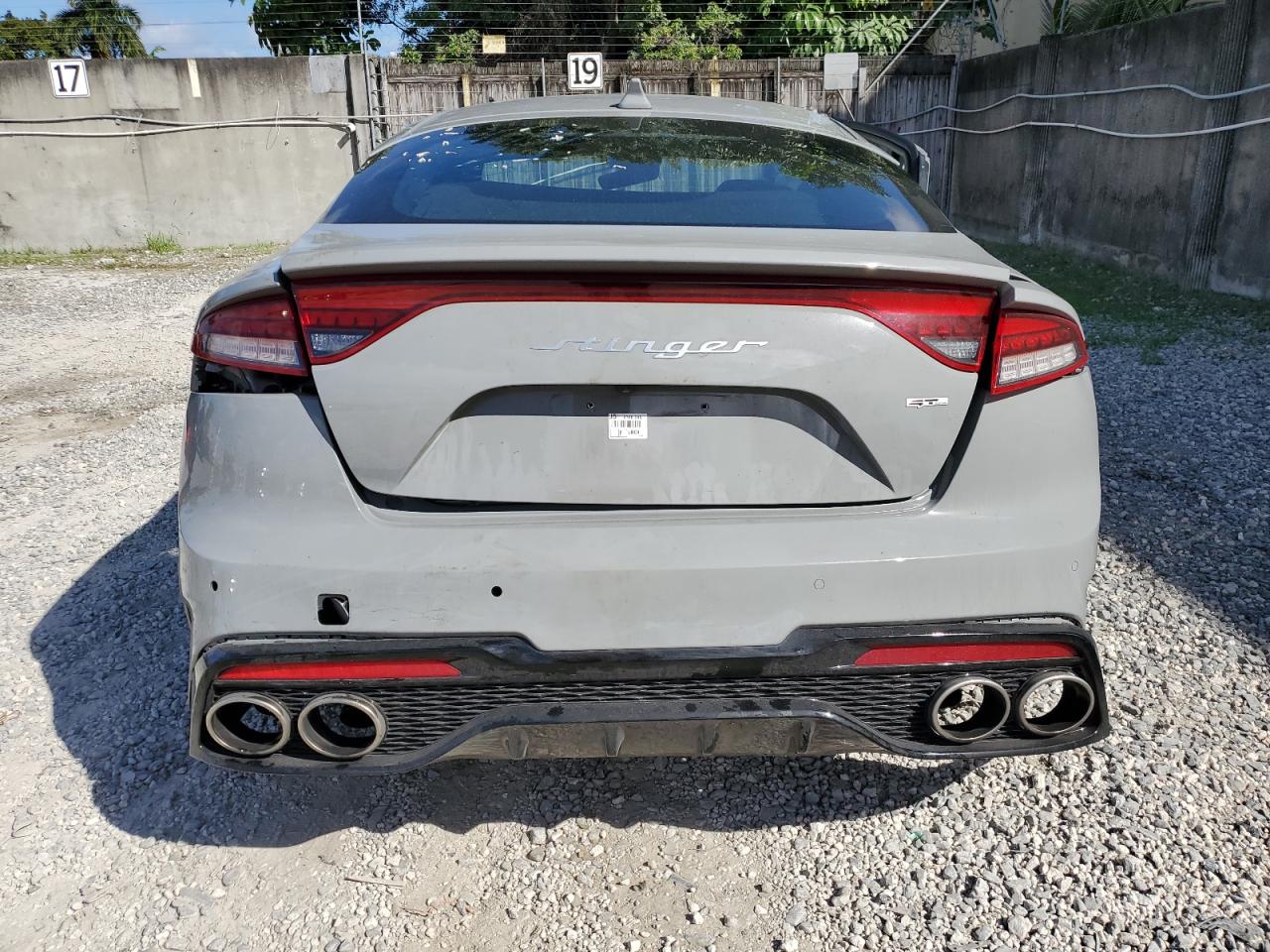 2023 KIA Stinger VIN KNAE35LD7P6137191 Copart auction photo, all over damage thumbnail 6