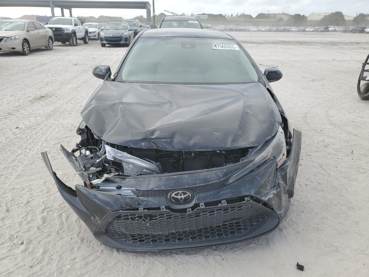 2022 Toyota Corolla VIN 5YFVPMAE0NP320113 Copart auction photo, front end / minor dent/scratches damage thumbnail 5