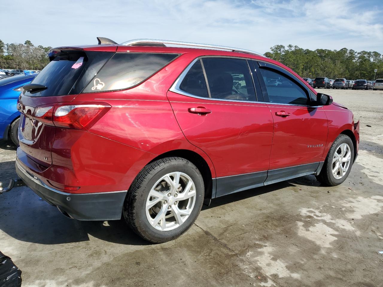 2020 Chevrolet Equinox VIN 3GNAXLEX6LS511532 Copart auction photo, front end / side damage thumbnail 3